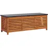 Image de Boîte De Rangement De Jardin 150x50x55 Cm Eucalyptus Solide