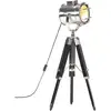 Image de Vidaxl Tripod Floor Lamp Black Solid Mango Wood 69 Cm