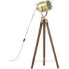 Image de vidaXL Lampadaire tripode en bois massif de manguier 97 cm