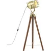 Image de Lampadaire À Trépied Bois De Manguier Massif 97 Cm