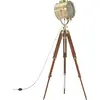 Image de vidaXL Lampadaire tripode en bois massif de manguier 165 cm