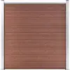 Image de Vidaxl Garden Fence Wpc 180x186 Cm Brown