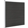 Image de vidaXL Clôture de jardin WPC 175x186 cm Gris