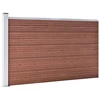 Image de vidaXL Clôture de jardin WPC 175x105 cm Marron