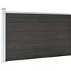 Image de vidaXL Clôture de jardin WPC 175x105 cm Gris