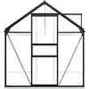 Image de Serre avec fondations Anthracite Aluminium 7,03 m²