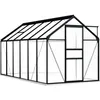 Image de Serre Avec Cadre De Base Anthracite Aluminium 7,03 M² Vidaxl