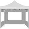 Image de vidaXL Tente de réception professionnelle Pliable avec parois Aluminium 2×2m Blanc