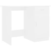Image de vidaXL Bureau blanc 100×50×76 cm Bois composite