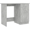 Image de vidaXL Bureau gris béton 100x50x76 cm Bois composite