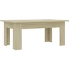 Image de vidaXL Table basse en chêne Sonoma 100x60x42 cm Bois composite