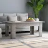 Image de Table Basse Gris Béton 100 X 60 X 42 Cm Aggloméré
