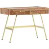 Image de Vidaxl - Bureau Avec Tiroirs 100x55x75 Cm Bois Solide