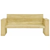 Image de vidaXL Banc de jardin 179 cm Bois de pin imprégné