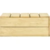 Image de vidaXL Table de jardin 75x75x31 cm Bois de pin imprégné