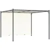 Image de Vidaxl - Pergola Avec Toit Réglable Crème Blanc 3x3 M Acier
