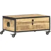 Image de Vidaxl - Table Basse 70x50x33 Cm Bois De Manguier Massif