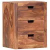Image de Table De Chevet 40x30x50 Cm Bois Massif Vidaxl