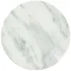 Image de vidaXL Table basse blanche et noire Ø65 cm Véritable marbre