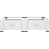 Image de vidaXL Support double pour lave-linge et sèche-linge blanc
