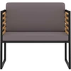 Image de vidaXL Chaises de jardin avec coussins 2 pcs. Bois massif acacia gris foncé