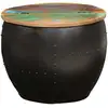 Image de vidaXL Table basse 53x43 cm Vieux bois massif