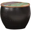 Image de Table Basse 53x43 Cm Bois De Récupération Massif Vidaxl