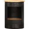 Image de Table basse 43x55 cm en bois massif de manguier