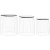 Image de Tables Basses 3 Pcs Blanc Vidaxl
