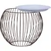 Image de vidaXL Table basse Golden Ø 51 cm
