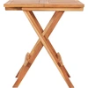 Image de vidaXL Table de bistrot pliante 60x60x65 cm bois massif teck