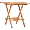 Image de Vidaxl - Table De Bistro Table Haute Pliable 60x60x65 Cm Bois De Teck Solide