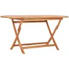 Image de Vidaxl - Table Pliable De Jardin 160x80x75 Cm Bois De Teck Solide