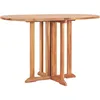 Image de Vidaxl - Table Pliable De Jardin Papillon 120x70x75 Cm Bois Teck Solide