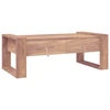Image de vidaXL Table basse 110×60×40 cm teck massif