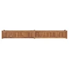 Image de vidaXL Lit surélevé 200x30x25 cm bois massif teck