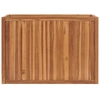 Image de vidaXL Lit surélevé 100x50x70 cm bois massif teck