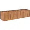 Image de Vidaxl - Lit Surélevé De Jardin 200x50x50 Cm Bois De Teck Solide