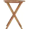 Image de vidaXL Table de jardin pliante 60 cm bois massif teck