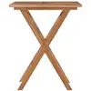 Image de vidaXL Table de jardin pliante 60à60à75 cm teck massif