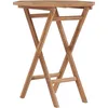 Image de Vidaxl Table Pliable De Jardin 60x60x75 Cm Bois De Teck Solide