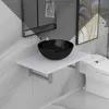 Image de Meuble De Salle De Bain En Deux Pièces Céramique Blanc Vidaxl