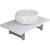 Image de Meuble De Salle De Bain En Deux Pièces Céramique Blanc Vidaxl