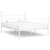 Image de Cadre De Lit Sans Matelas Avec Sommier À Lattes Métal 160x200cm Vidaxl
