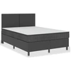 Image de vidaXL Sommier boxspring Gris Tissu 140x200 cm