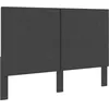 Image de Tête De Lit Gris Foncé Tissu 180x200 Cm Vidaxl