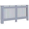 Image de vidaXL Habillage de radiateur anthracite 152x19x81,5 cm MDF