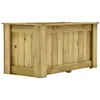Image de Jardinière Surélevée 100x50x50 Cm Bois De Pin Imprégné