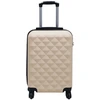 Image de vidaXL Trolley à coque dure Golden ABS