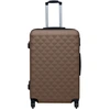 Image de vidaXL Trolley à coque dure brun ABS